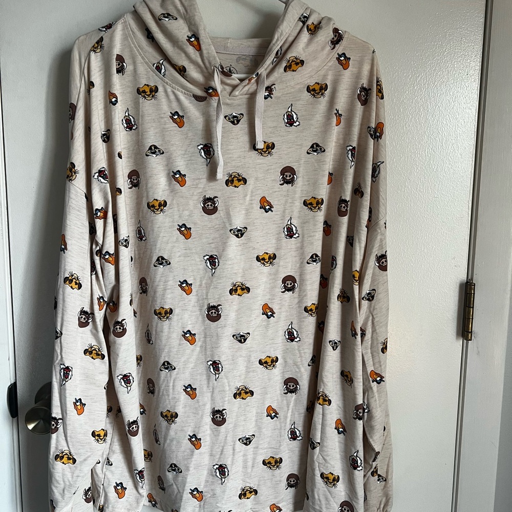 Disney’s Lion King Lightweight Hoodie with Character Print